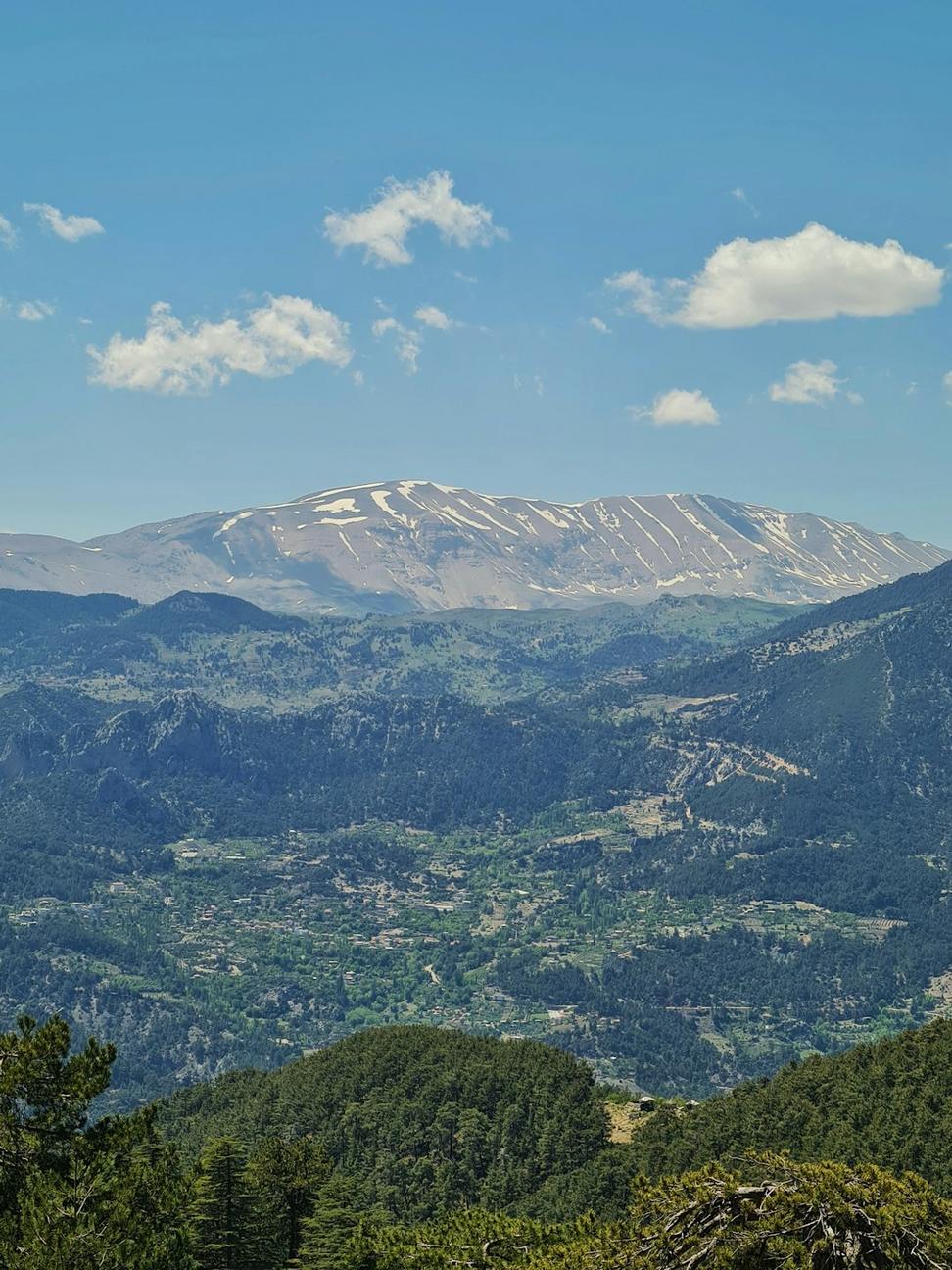 Mountain spa relaxation